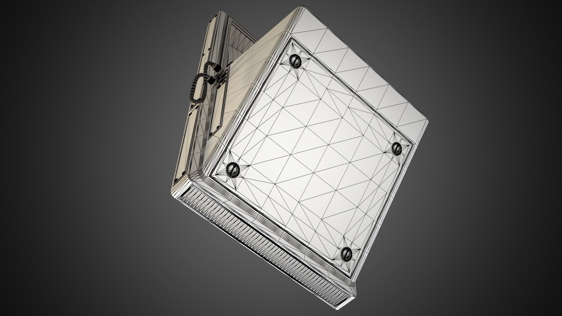 Scifi Pressure Control Panel 3D model_40