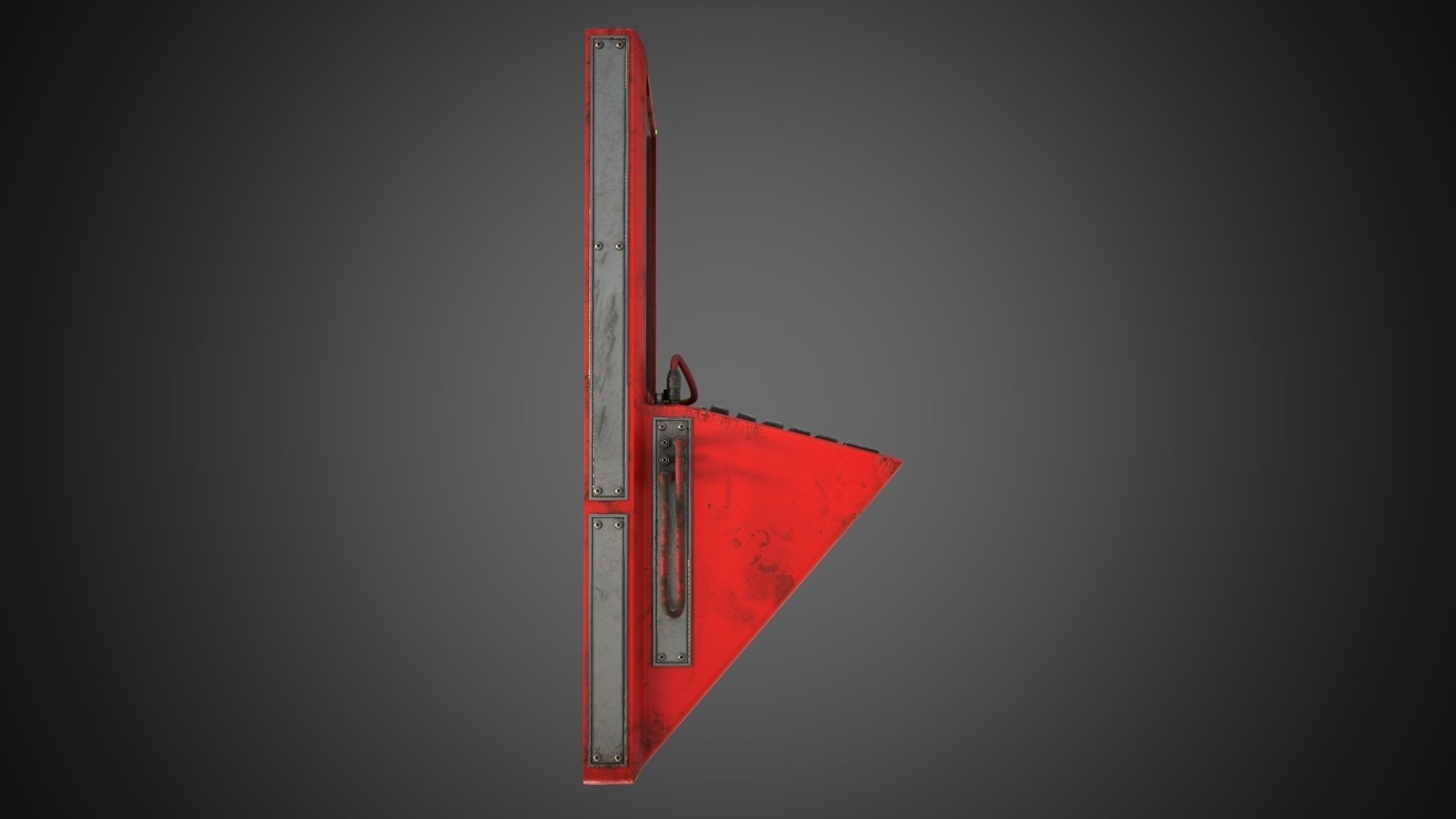 Scifi Pressure Control Panel 3D model_26