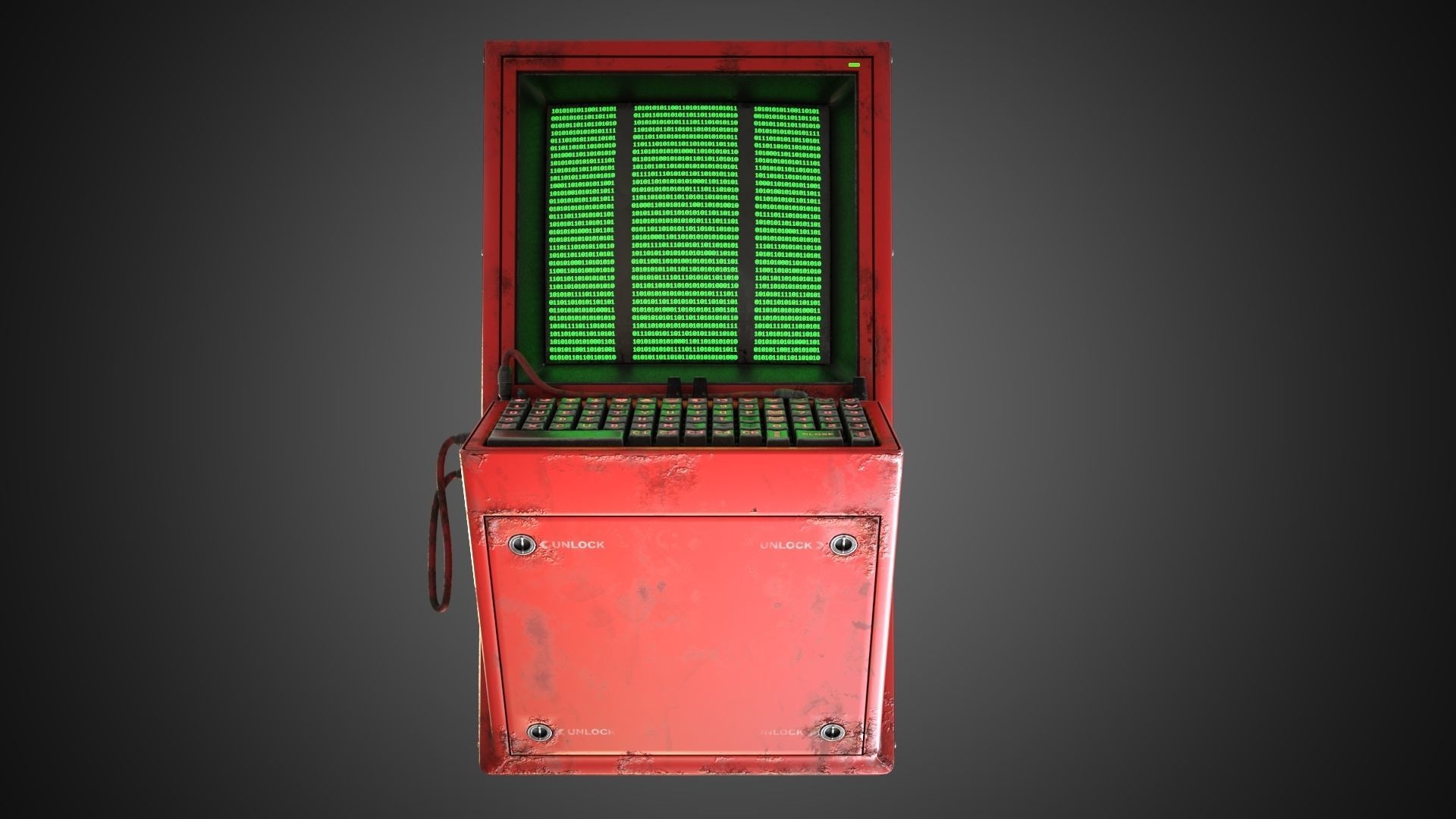 Scifi Pressure Control Panel 3D model_25