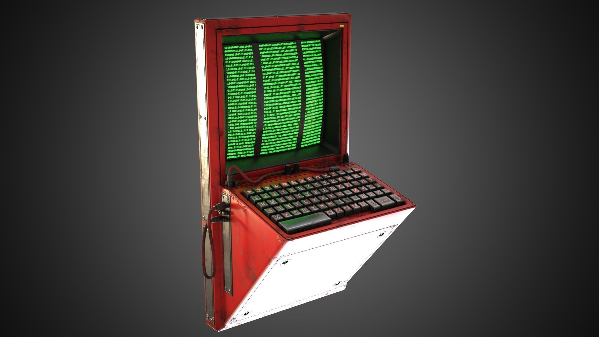 Scifi Pressure Control Panel 3D model_15