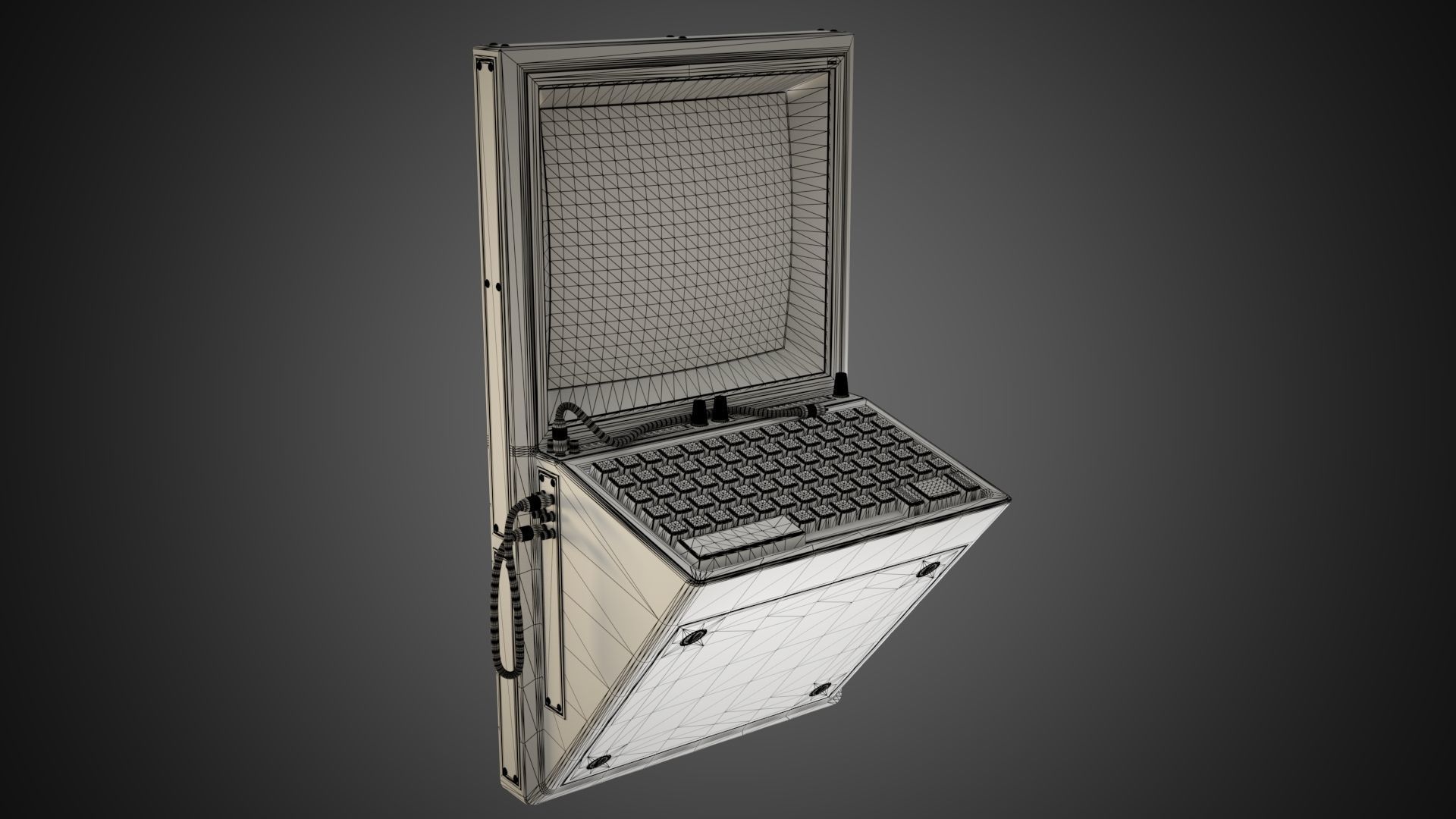 Scifi Pressure Control Panel 3D model_39