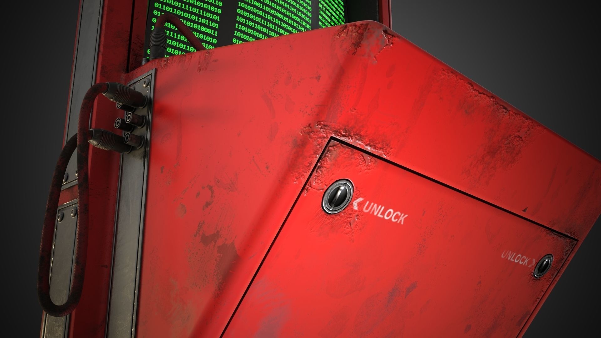 Scifi Pressure Control Panel 3D model_22