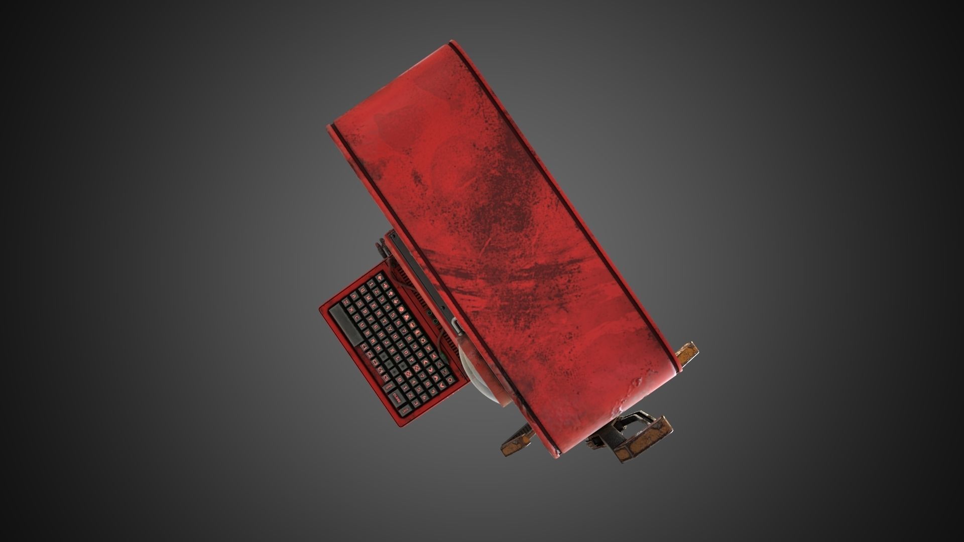 Scifi Pressure Control Panel 3D model_14