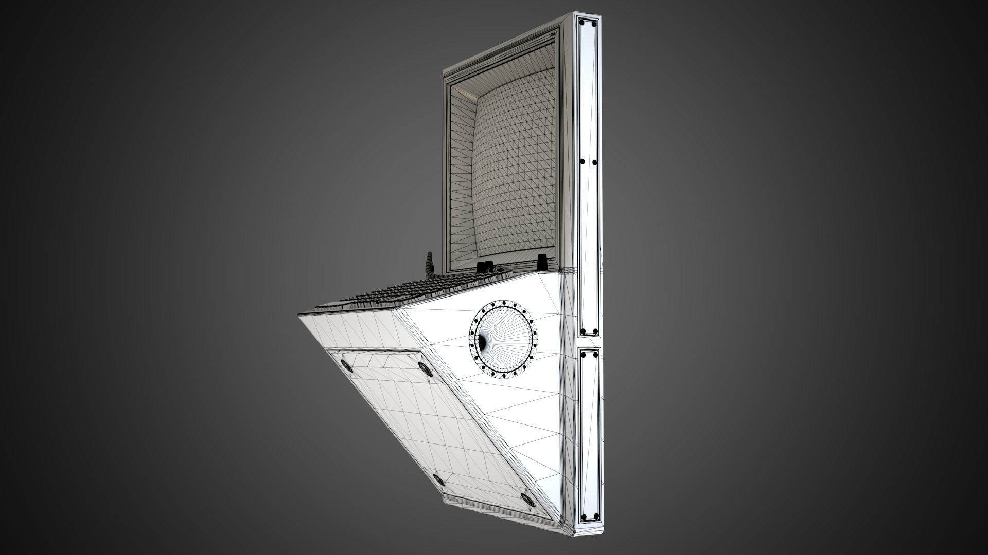 Scifi Pressure Control Panel 3D model_41