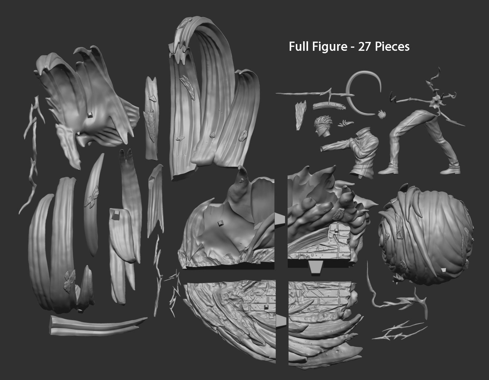 Gojo Satoru 3D print model 3D print model_5