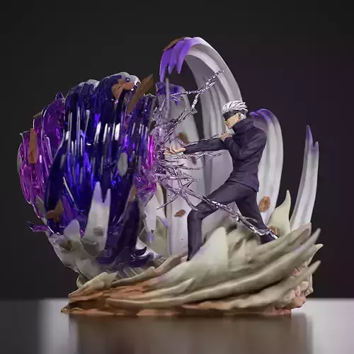 Gojo Satoru 3D print model 3D print model