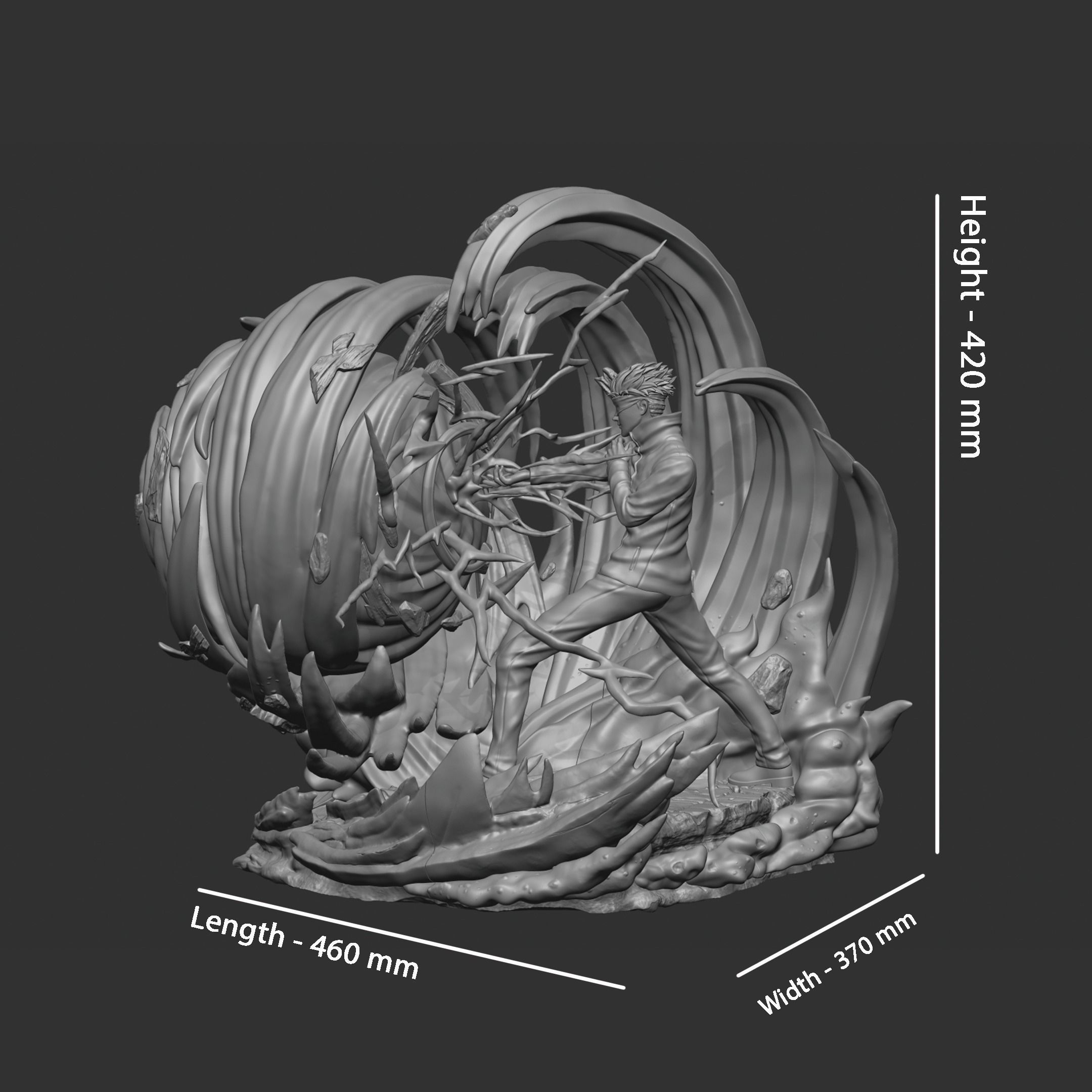 Gojo Satoru 3D print model 3D print model_4