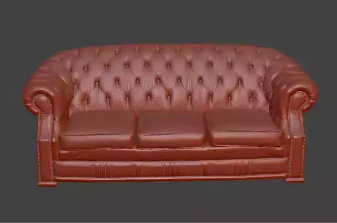 WINCHESTER SOFA CHESTERFIELD 3D print model