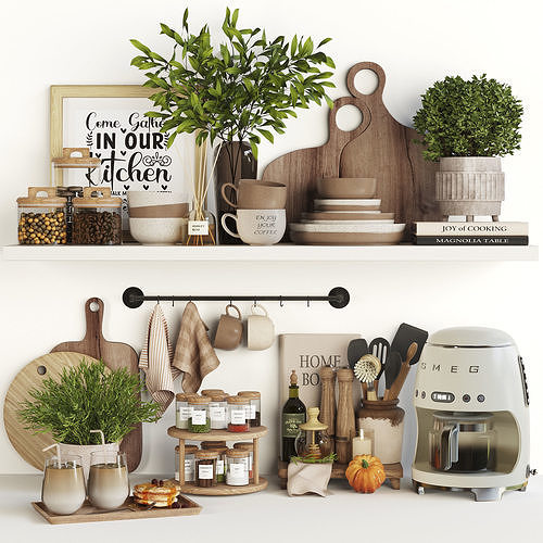 Kitchen Accessories 01 3D model