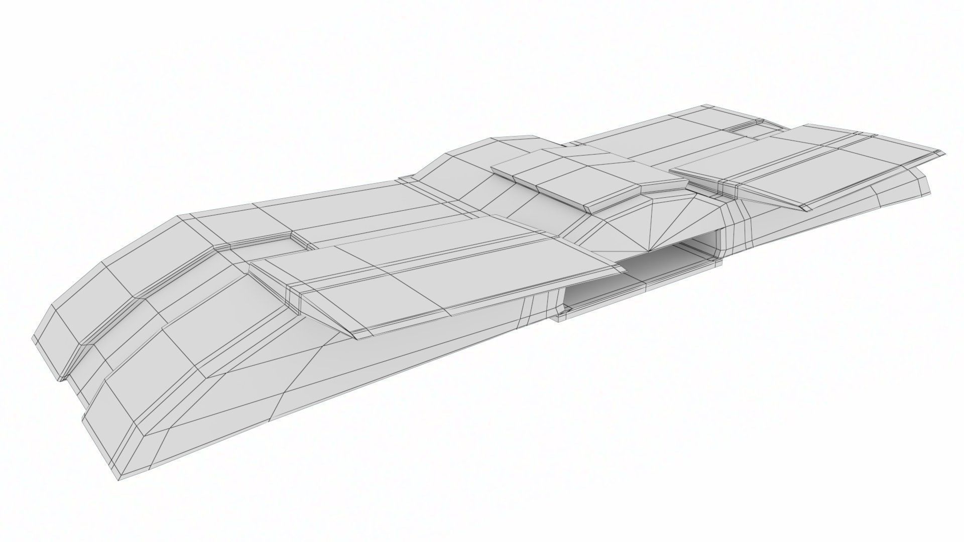 Rigged Maya Tank tracks or Continuous Tracks Low-poly 3D model_36