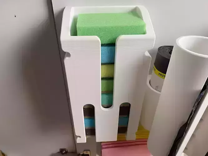 Sponge holder for kitchen cabinet 3D print model