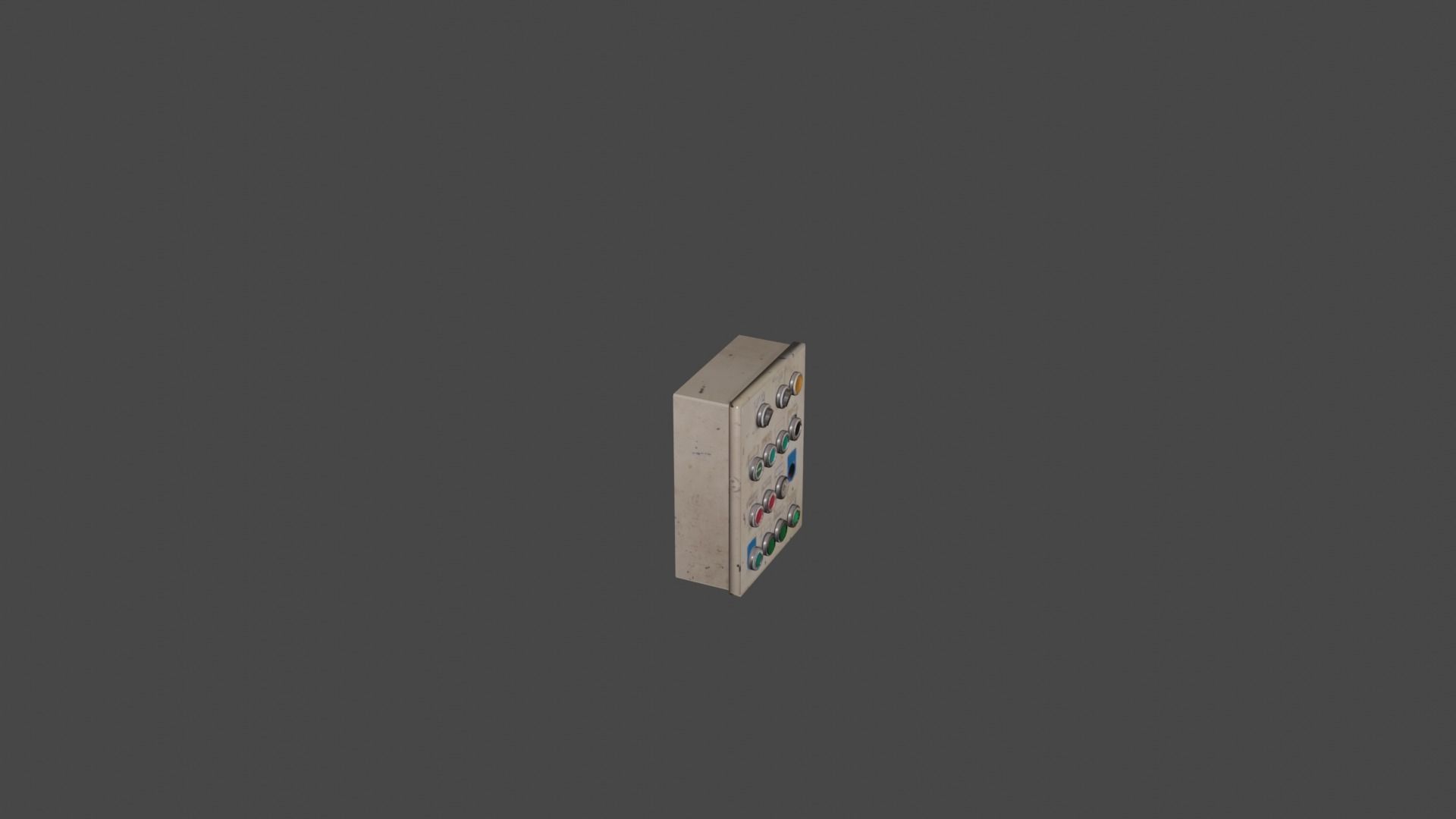 Panel control 14 Low-poly 3D model_28