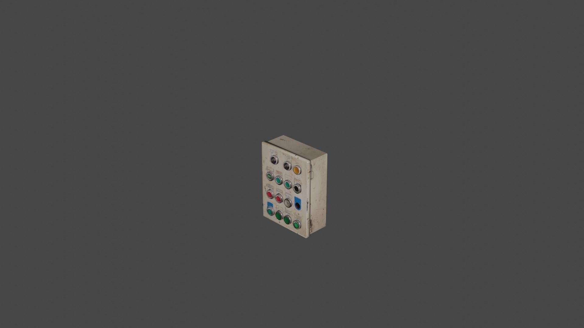Panel control 14 Low-poly 3D model_39