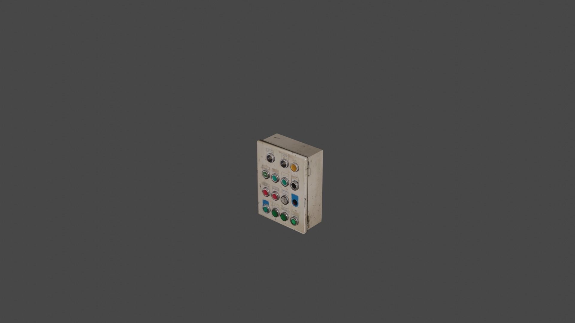 Panel control 14 Low-poly 3D model_38