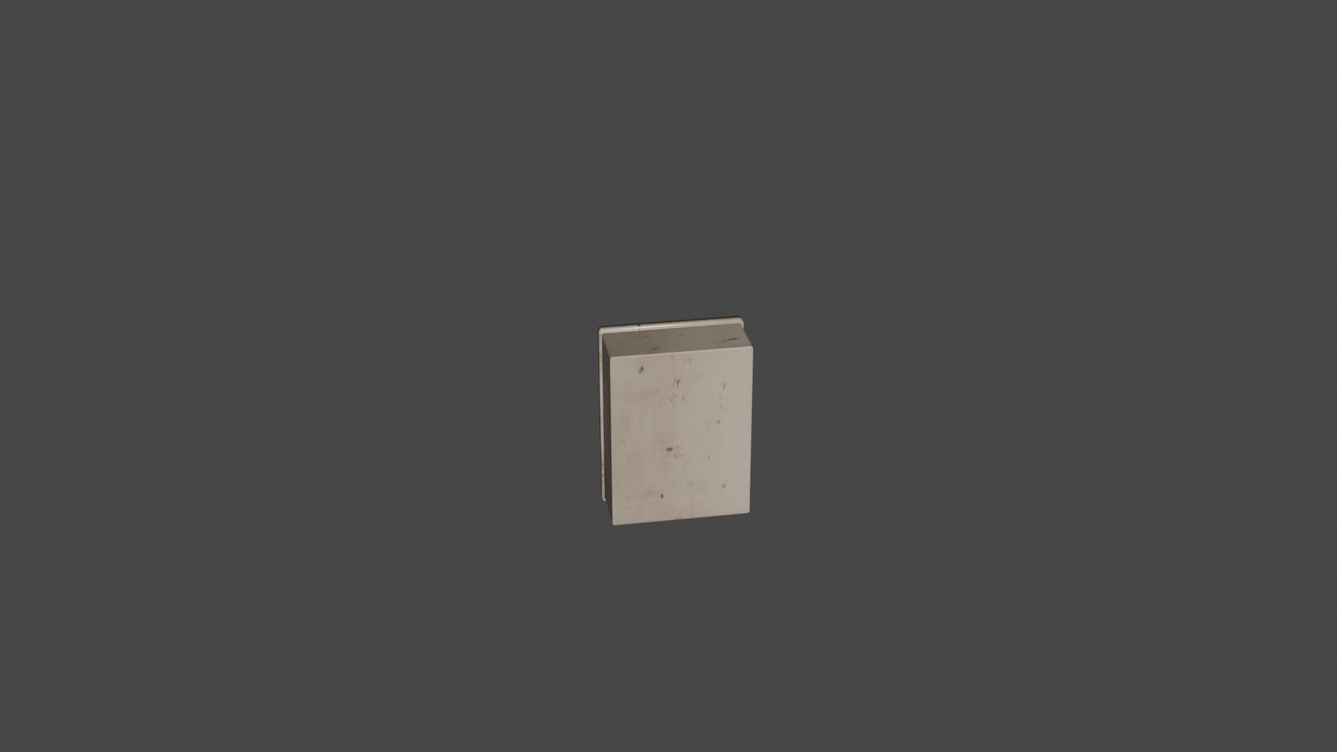 Panel control 14 Low-poly 3D model_13
