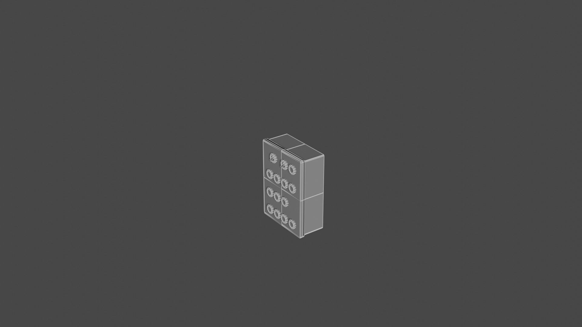 Panel control 14 Low-poly 3D model_43