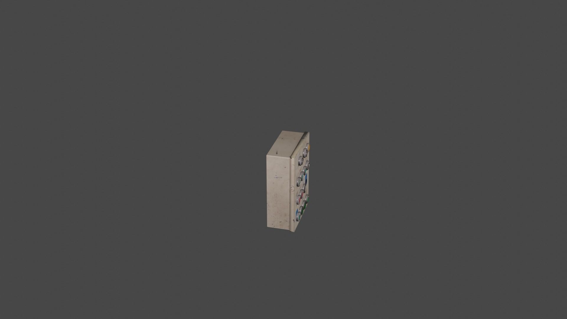Panel control 14 Low-poly 3D model_27