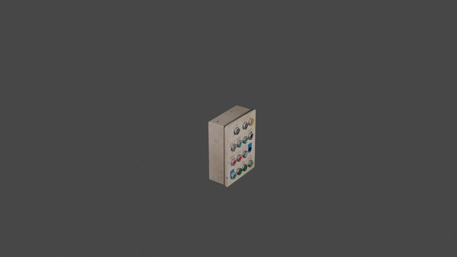 Panel control 14 Low-poly 3D model_29