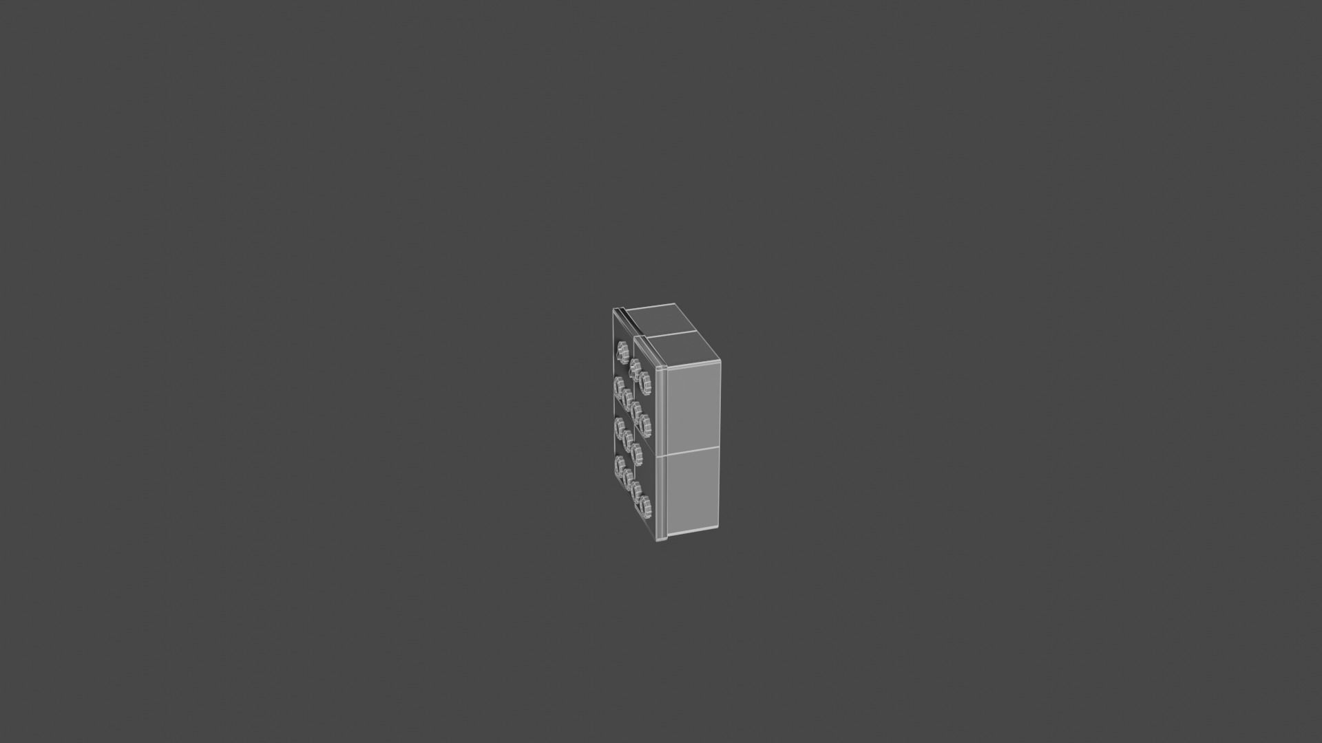 Panel control 14 Low-poly 3D model_45