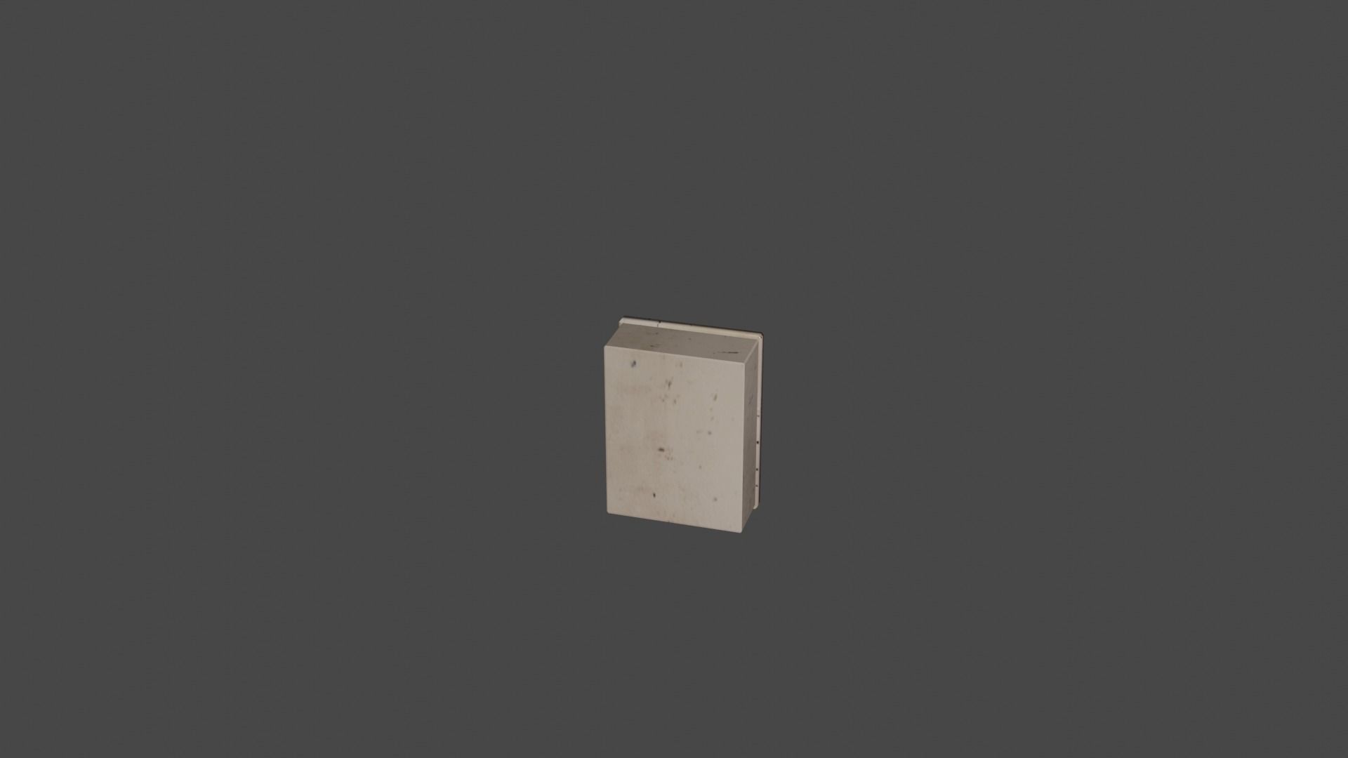 Panel control 14 Low-poly 3D model_16