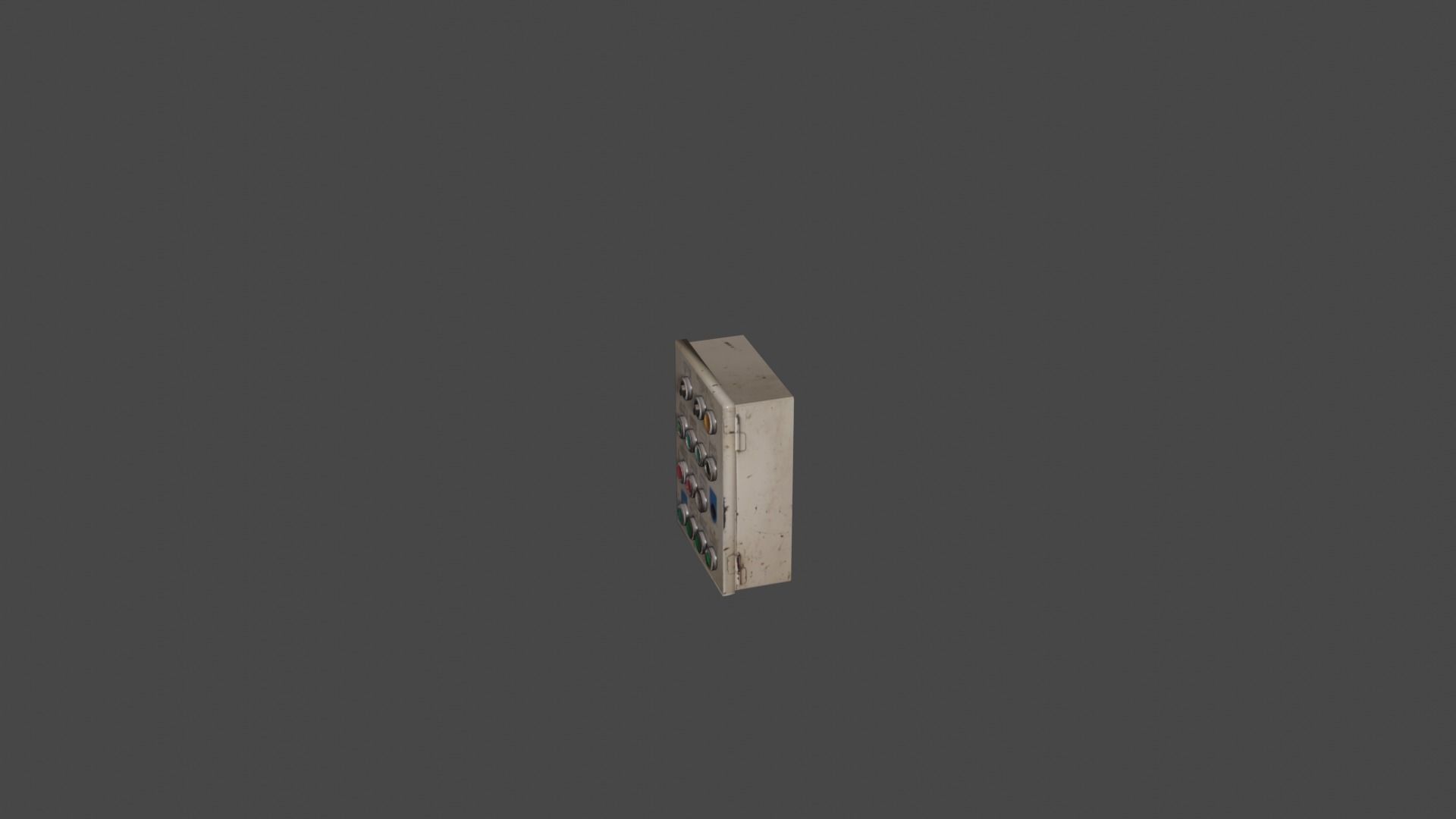Panel control 14 Low-poly 3D model_5