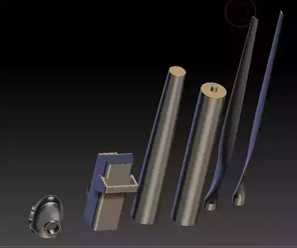 Wind Turbine Vestas 3D model