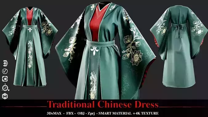 Traditional Chinese Dress 001