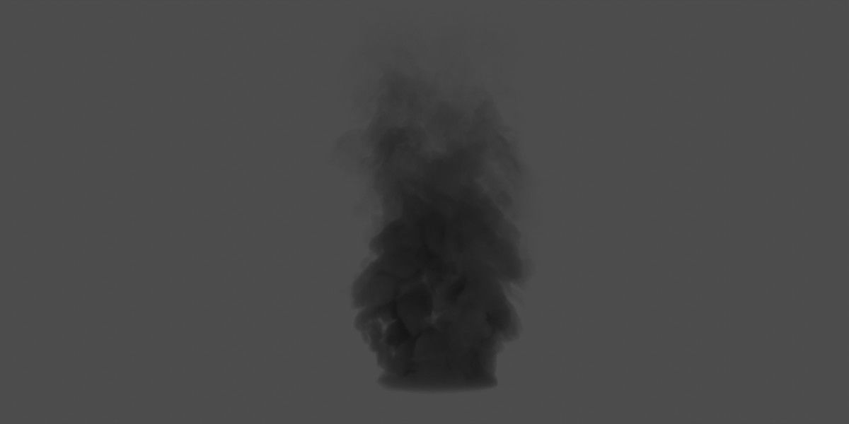 Animated VDB Volcanic Eruption Smoke 3D model_5