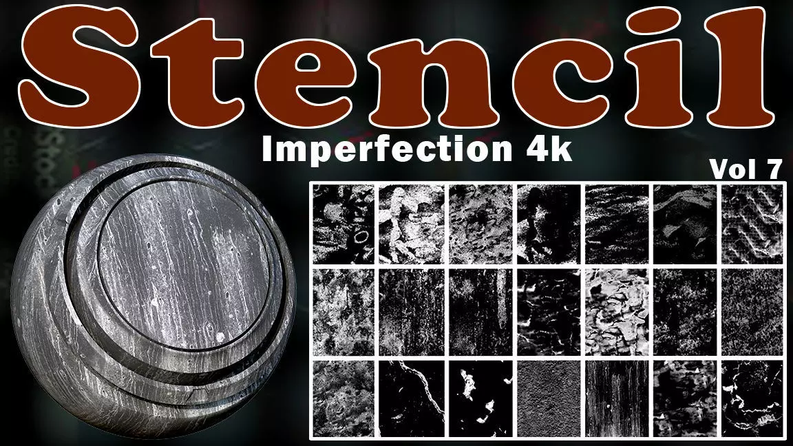 200 Stencil Imperfection 4K Vol 7 Texture_0