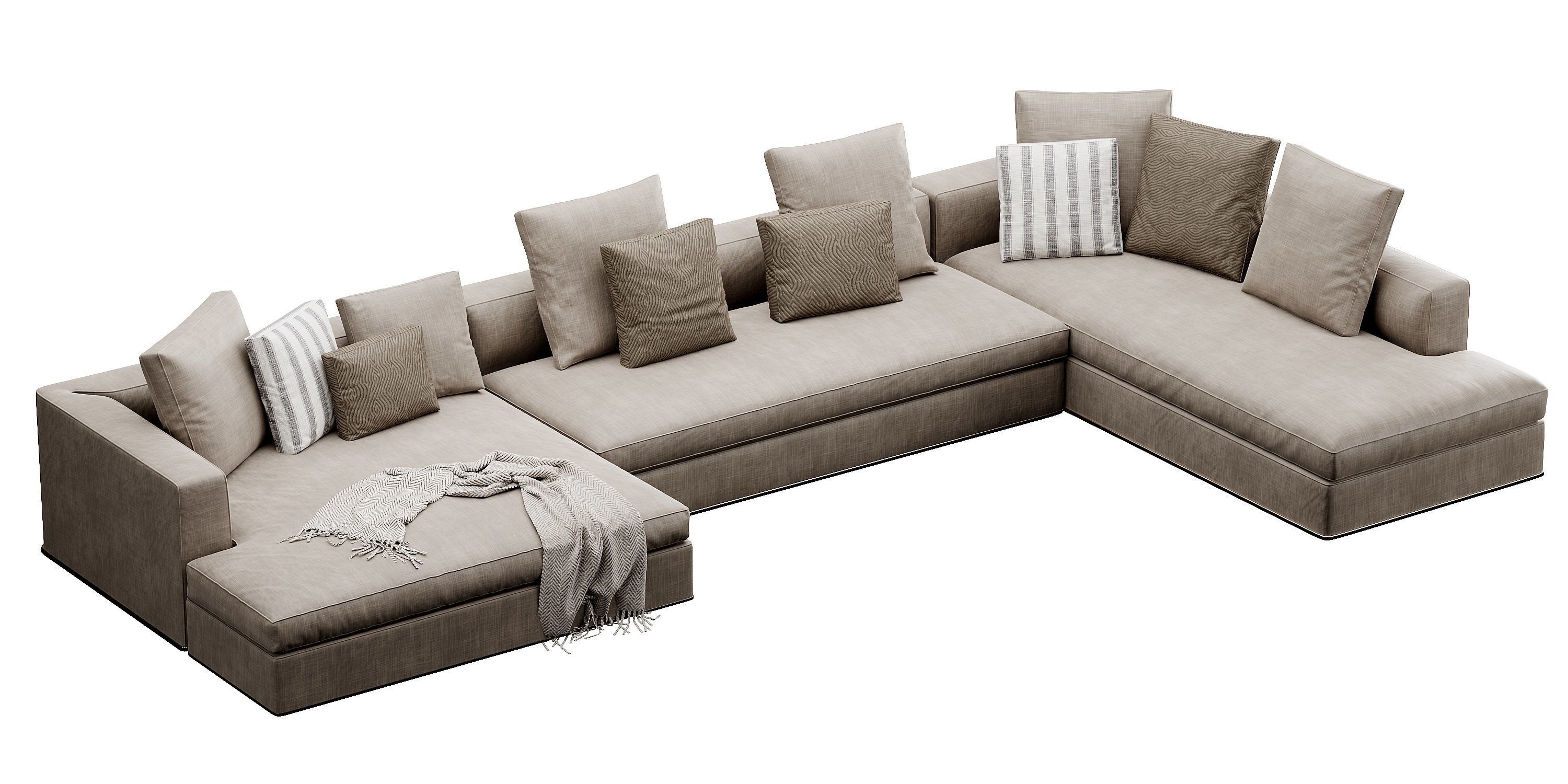 Powell Sofa 3D model_10