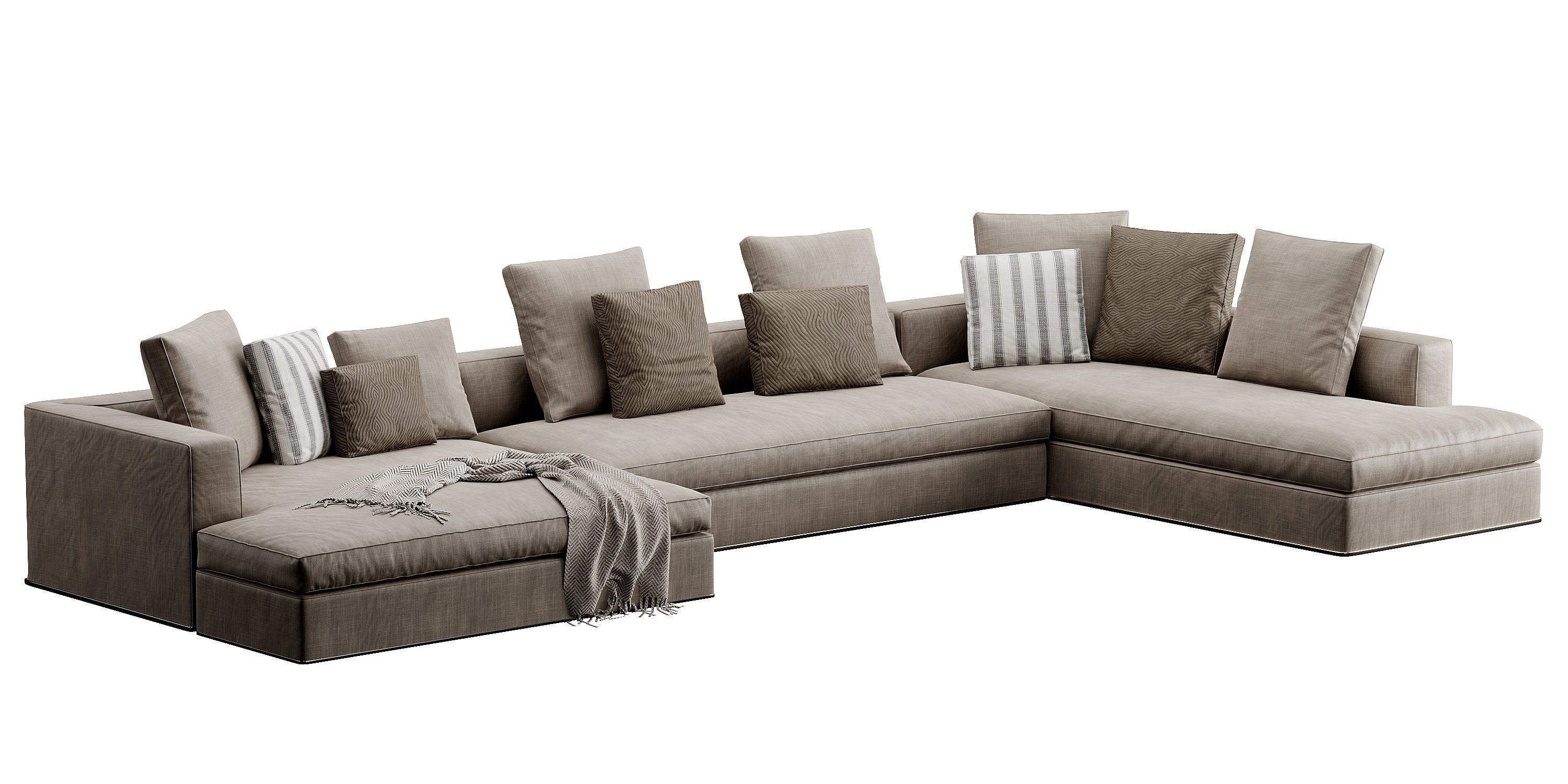 Powell Sofa 3D model_8