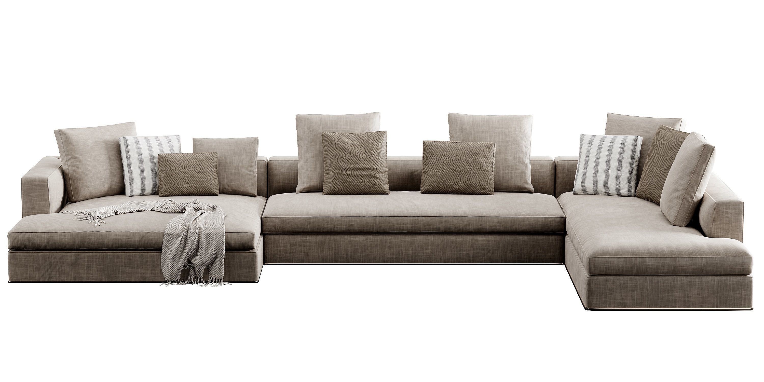 Powell Sofa 3D model_7