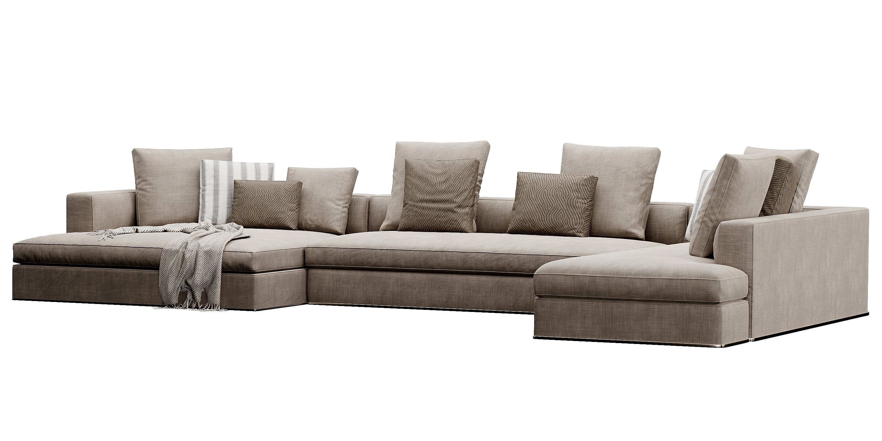 Powell Sofa 3D model_11