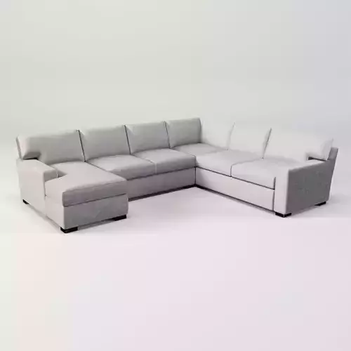 Extra large size sectional living room sofa