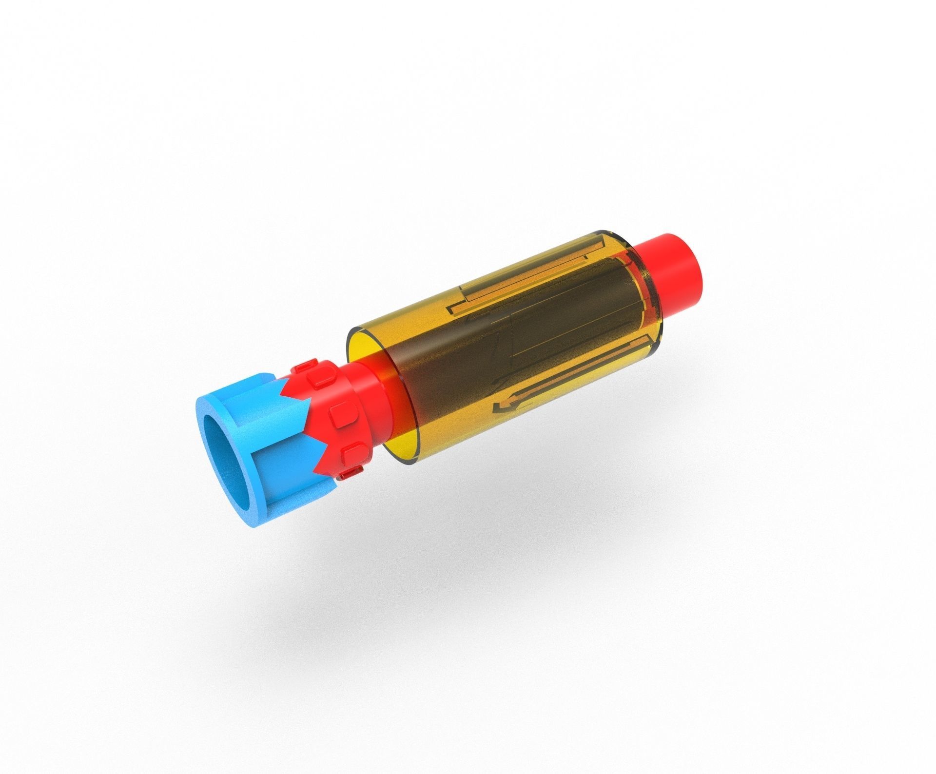 clicking pen mechanism 50 mm diameter 3D print model_10