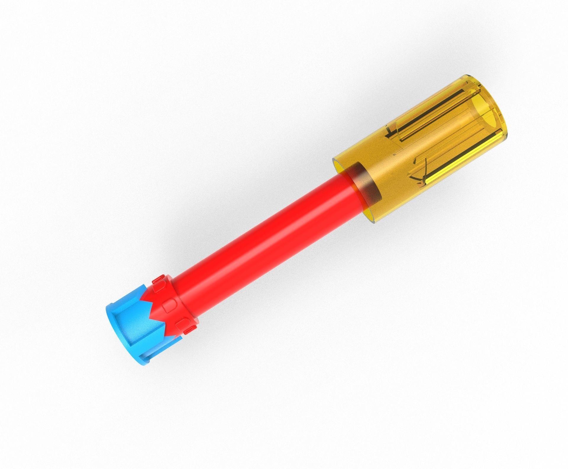 clicking pen mechanism 50 mm diameter 3D print model_12