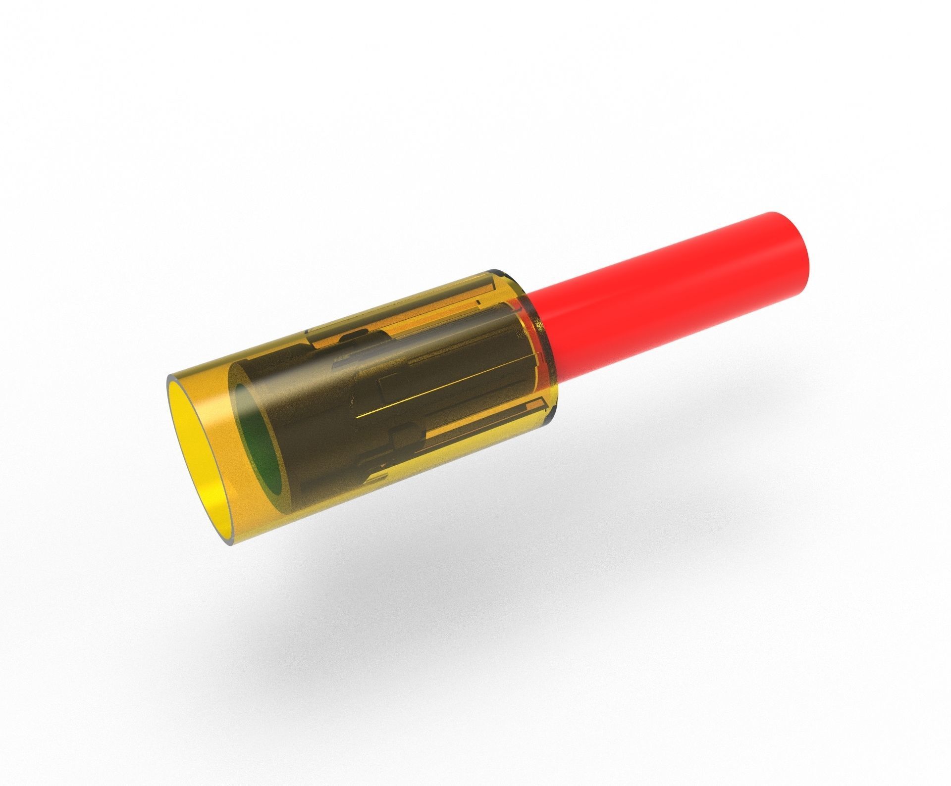 clicking pen mechanism 50 mm diameter 3D print model_1