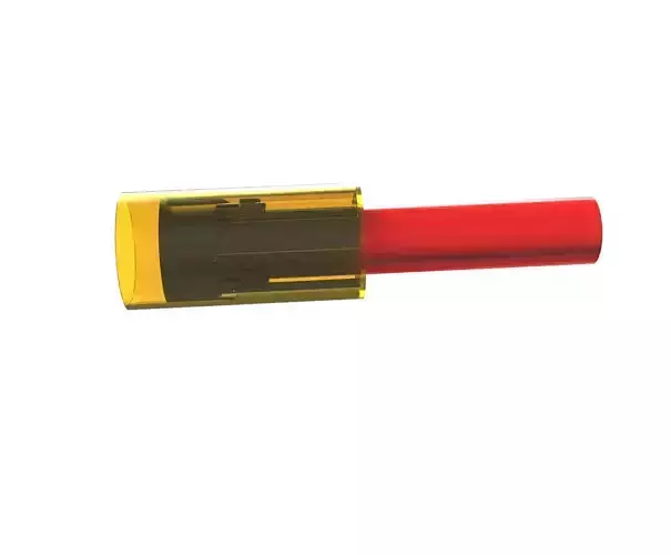 clicking pen mechanism 50 mm diameter 3D print model