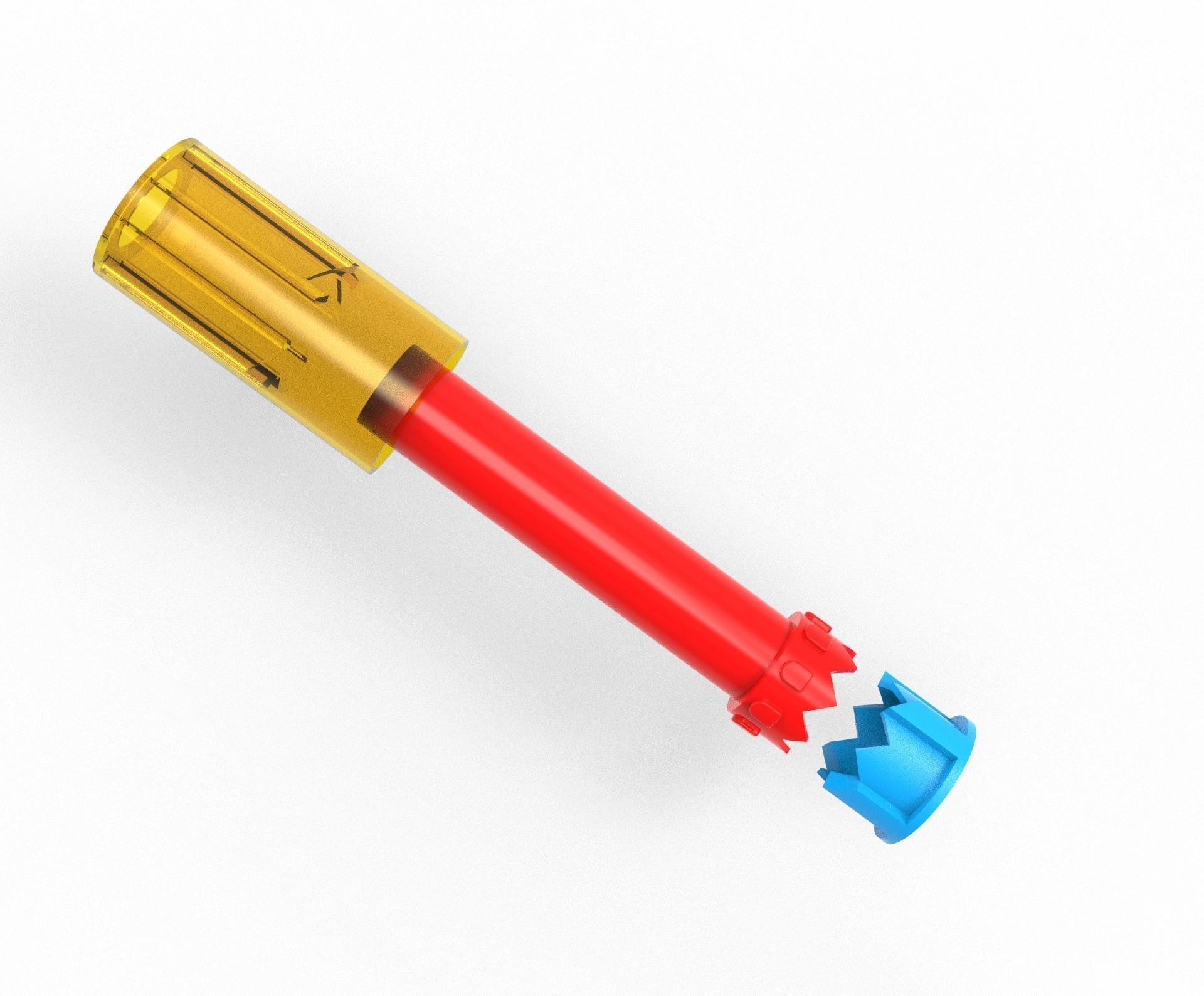 clicking pen mechanism 50 mm diameter 3D print model_14