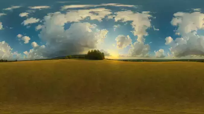 53 HDRI Marvelous Sky Panoramas Low-poly 3D model