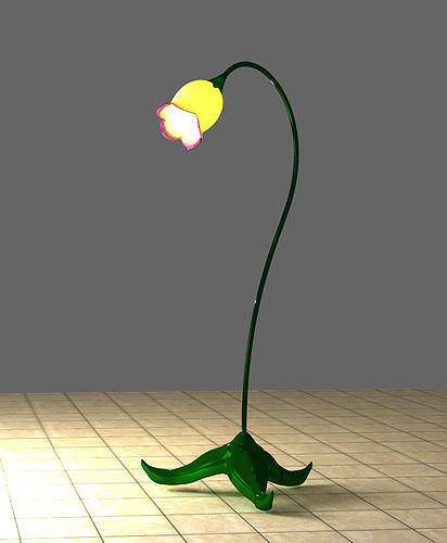 Floor lamp 3D model