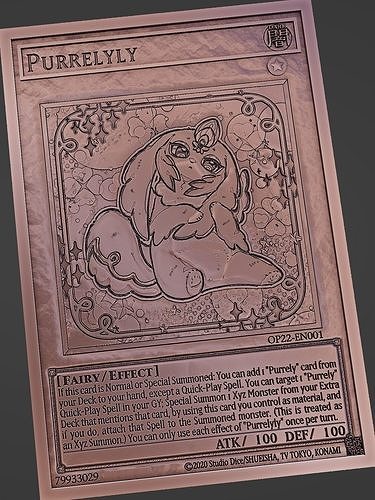purrelyly - yugioh Free 3D print model