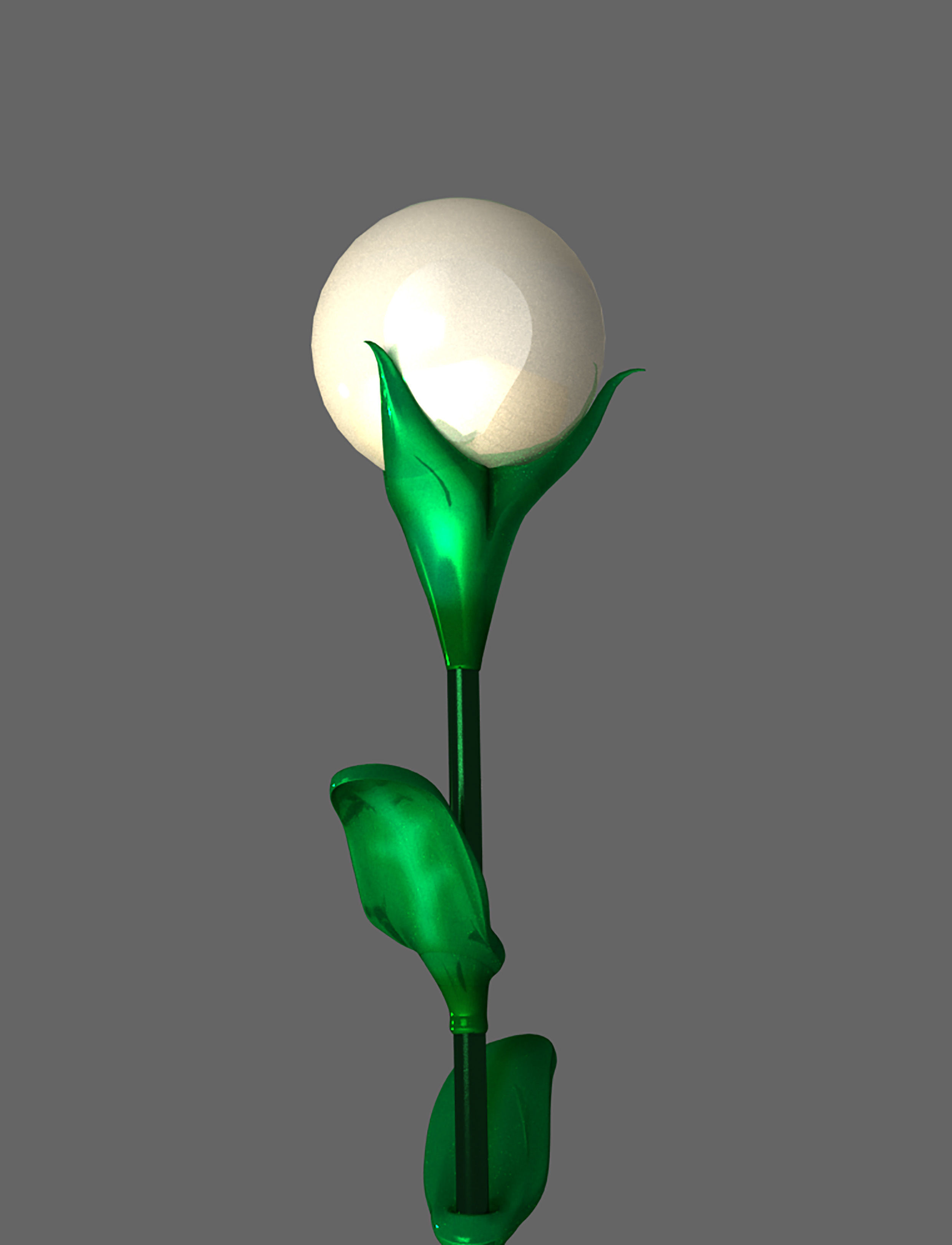 Floor lamp  3D model_2