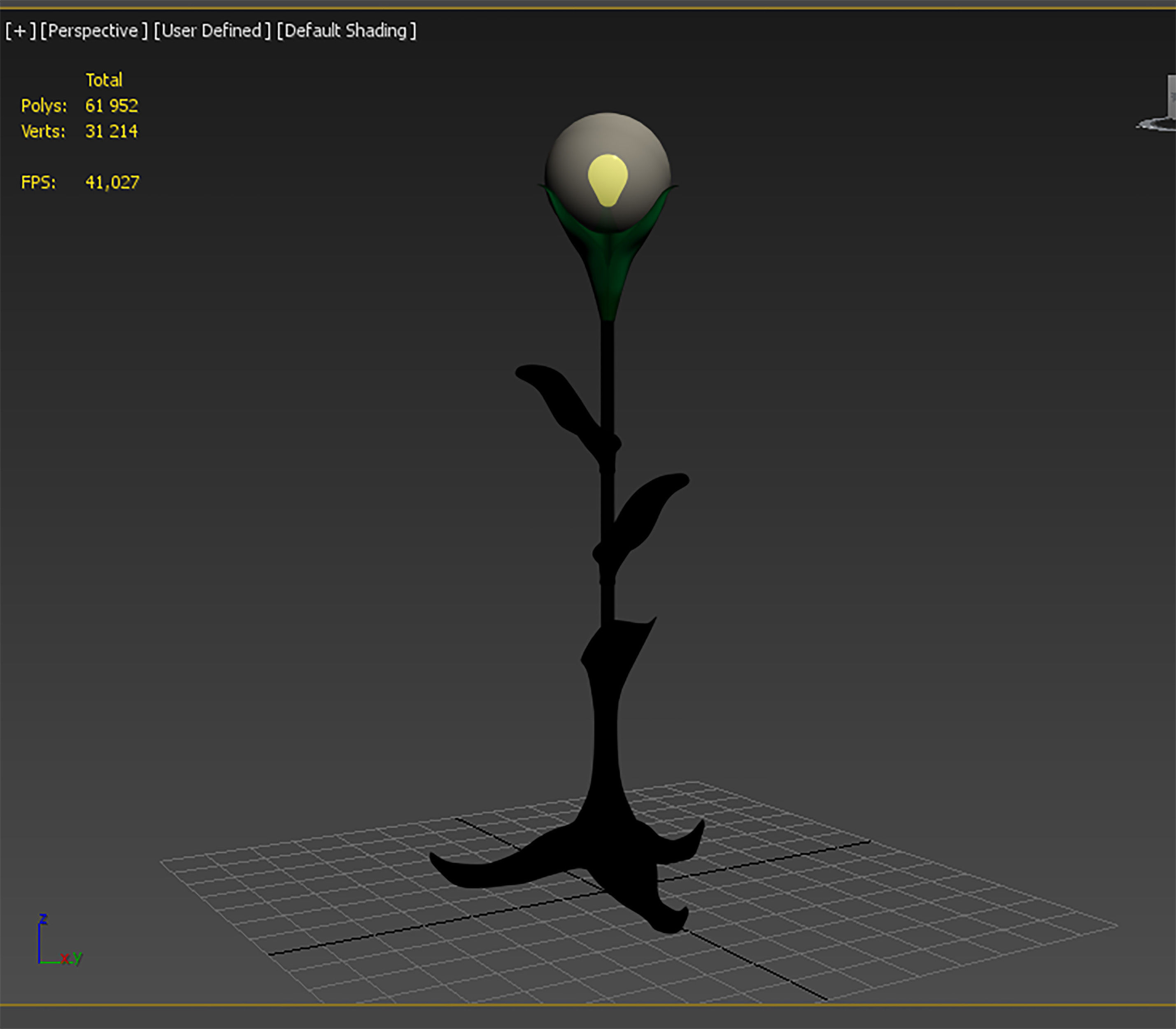 Floor lamp  3D model_8