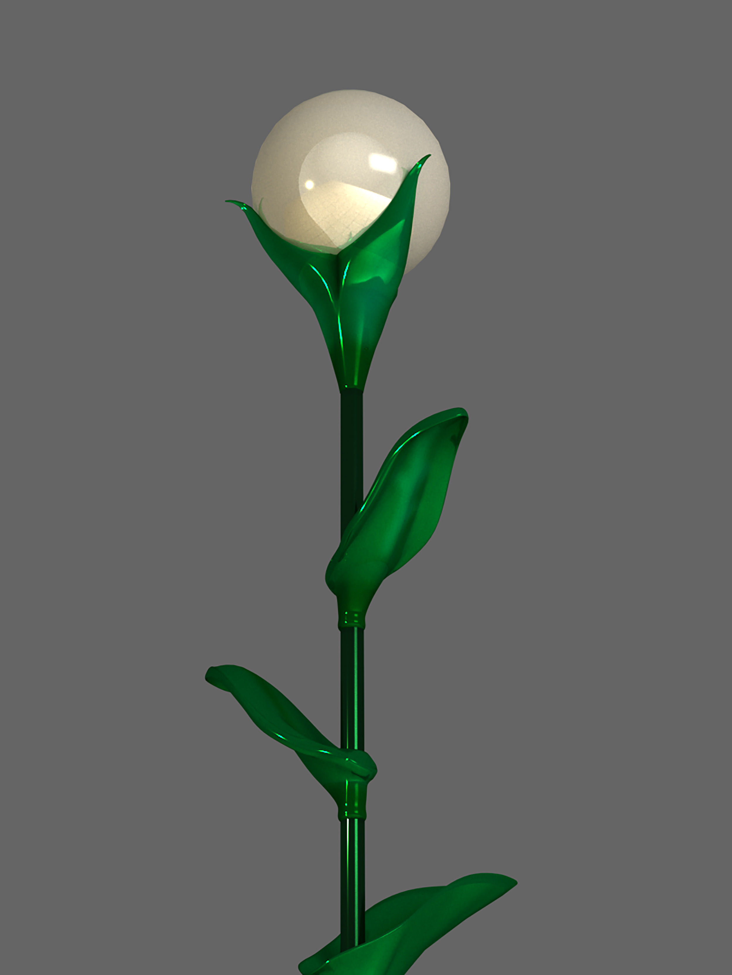 Floor lamp  3D model_4
