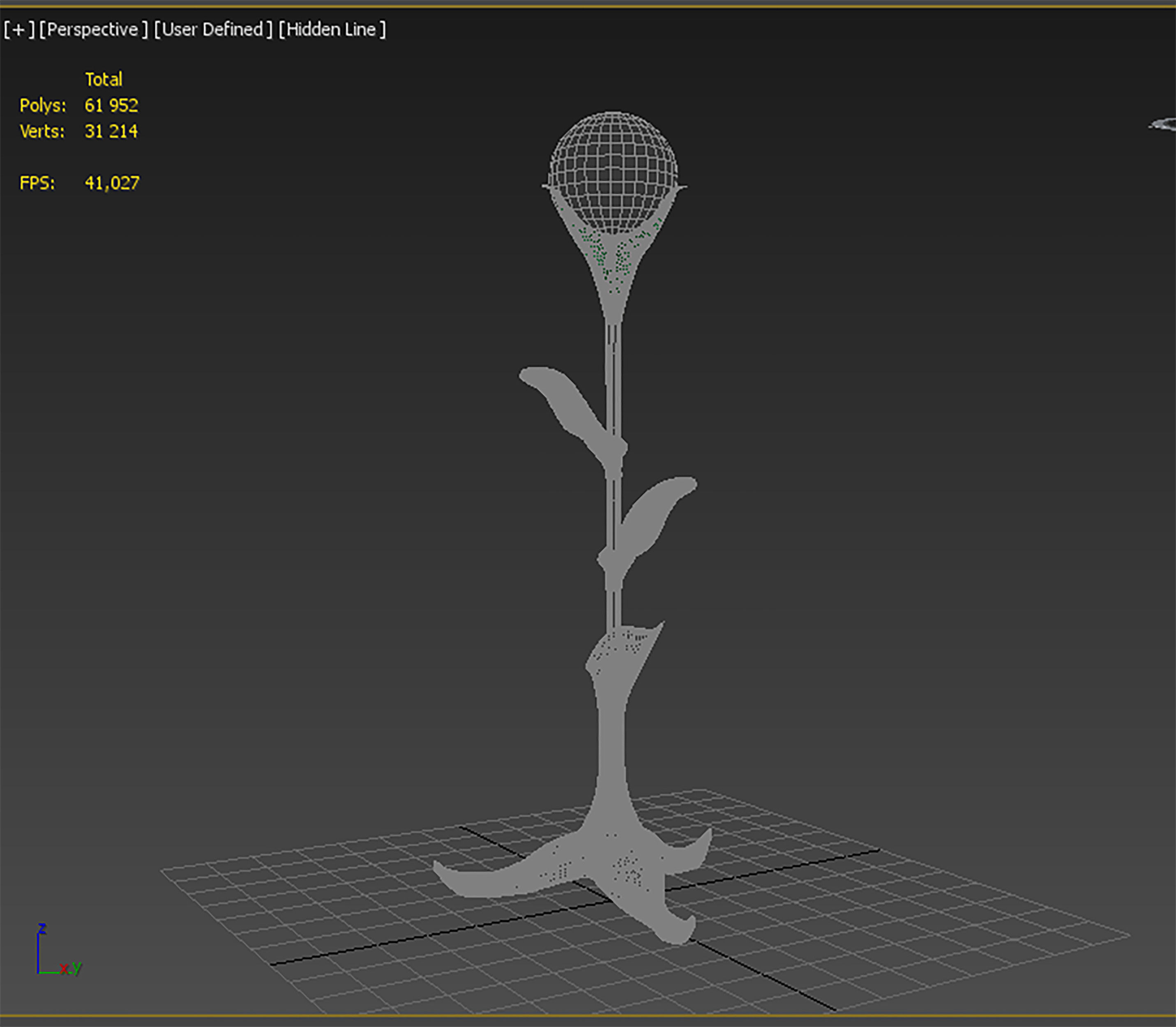 Floor lamp  3D model_9