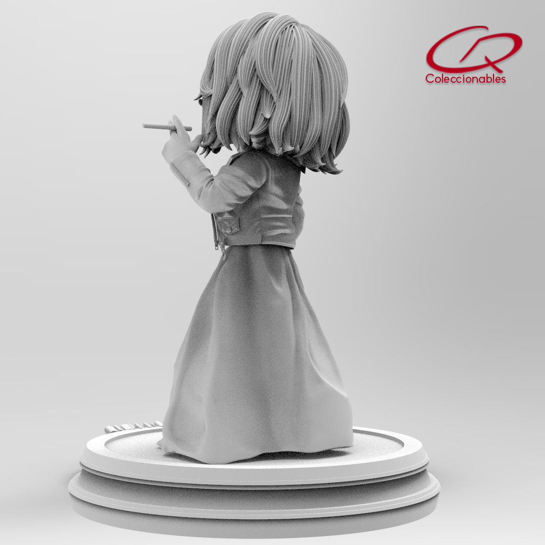 Chuckys Bride - Tiffany - Slasher icons 3D print model_7