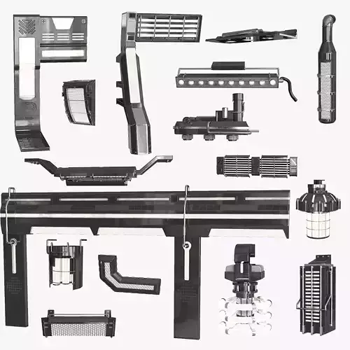 Sci Fi Industrial Futuristic Lighting