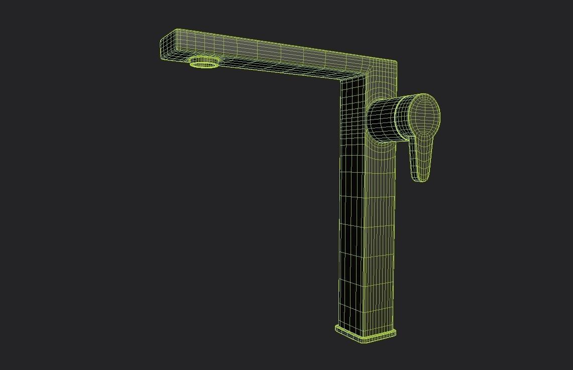 Faucet M02 Low-poly 3D model_1