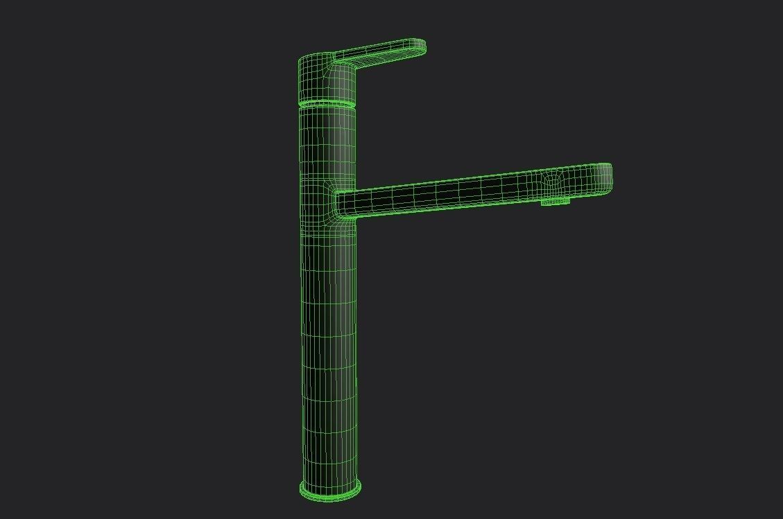 Faucet M03 Low-poly 3D model_1